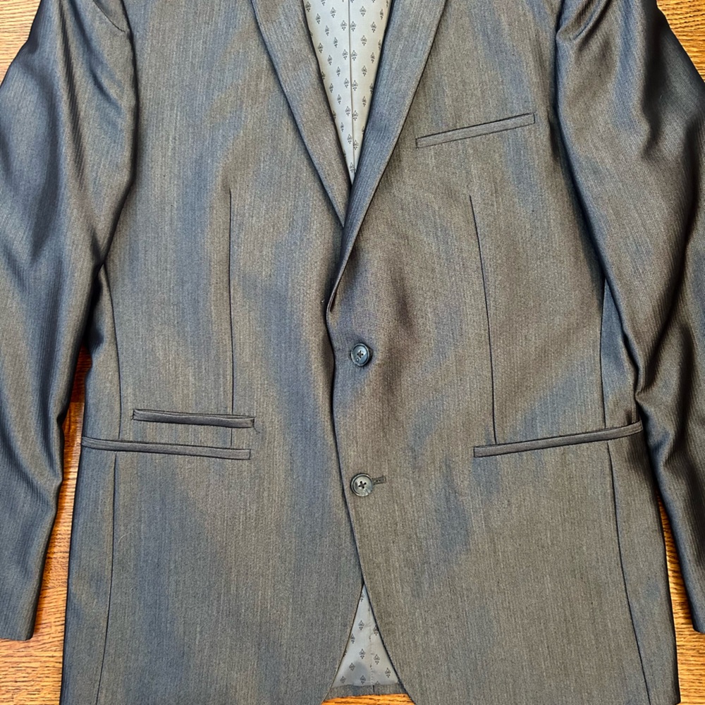 Bar lll slim fit, silver/grey, 2 piece suit - Picture 12 of 16